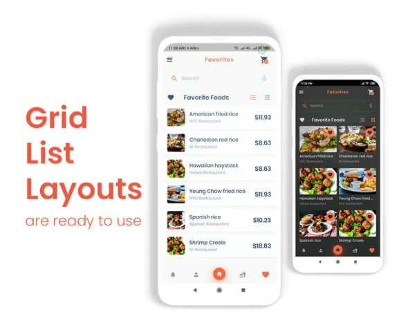 Multi Restaurants Flutter Template + PHP Laravel Admin  