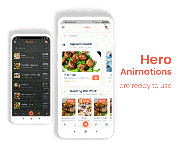 Food Delivery Flutter App UI Kit - 9